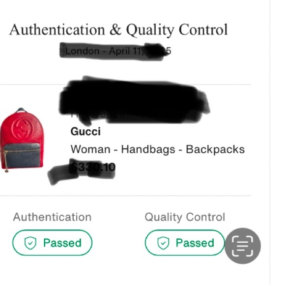 Gucci Red and Black Leather soho Backpack - authentic - Rank AB - Picture 8 of 11